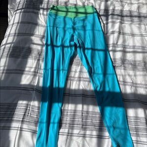 Blue and Green Leggings